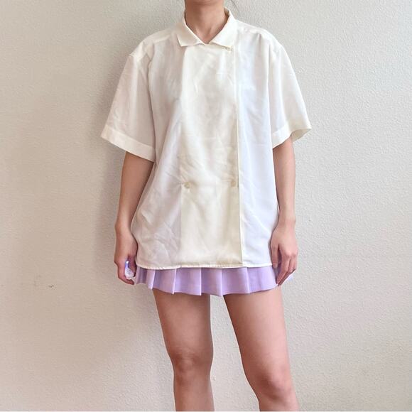 Rena Rowan For Saville Short Sleeve Silky Blouse.--DA8 - Picture 6 of 11